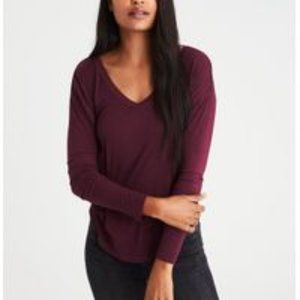 American Eagle Soft+Sexy Long Sleeve Top